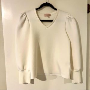 Philosophy puff sleeve scuba top 🕊️